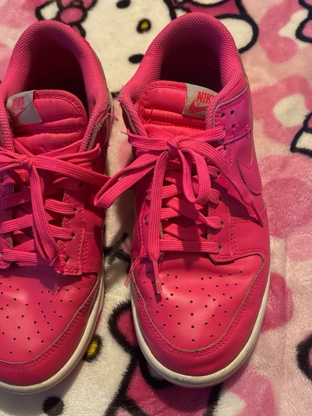 Nike Women's Vibrant Pink Low-Top Sneakers